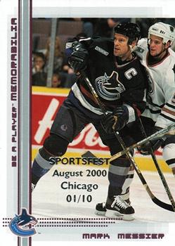2000-01 Be a Player Memorabilia - Chicago Sportsfest Purple #133 Mark Messier Front
