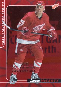 2000-01 Be a Player Signature Series - Cleveland National Ruby #59 Darren McCarty Front