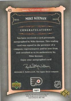 2006-07 Parkhurst - Autographs #43 Mike Keenan Back