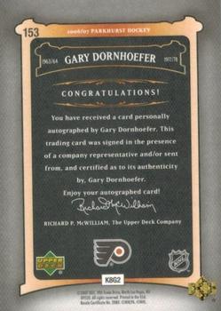 2006-07 Parkhurst - Autographs #153 Gary Dornhoefer Back