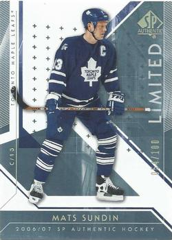 2006-07 SP Authentic - Limited #6 Mats Sundin Front