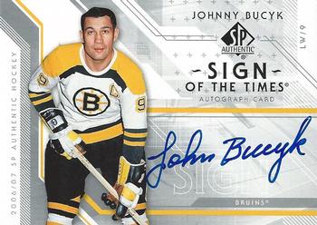2006-07 SP Authentic - Sign of the Times #ST-BU Johnny Bucyk Front