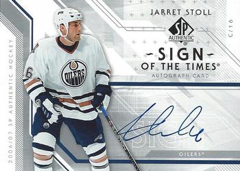 2006-07 SP Authentic - Sign of the Times #ST-JS Jarret Stoll Front