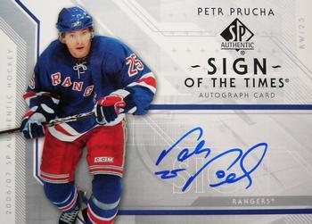 2006-07 SP Authentic - Sign of the Times #ST-PP Petr Prucha Front