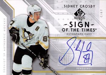 2006-07 SP Authentic - Sign of the Times #ST-SC Sidney Crosby Front