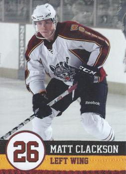 2011-12 Vienna Beef Chicago Wolves (AHL) #3 Matt Clackson Front
