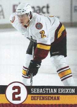 2011-12 Vienna Beef Chicago Wolves (AHL) #9 Sebastian Erixon Front