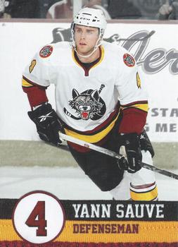 2011-12 Vienna Beef Chicago Wolves (AHL) #24 Yann Sauve Front