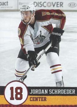 2011-12 Vienna Beef Chicago Wolves (AHL) #26 Jordan Schroeder Front