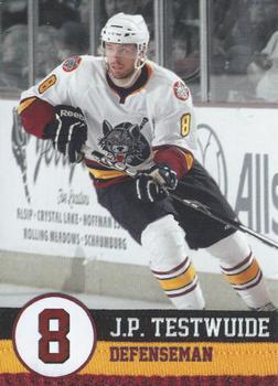 2011-12 Vienna Beef Chicago Wolves (AHL) #30 J.P. Testwuide Front