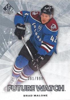 2011-12 SP Authentic #189 Brad Malone Front