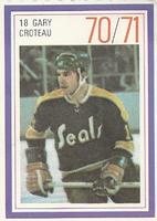 1970-71 Esso Power Players #NNO Gary Croteau Front