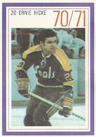 1970-71 Esso Power Players #NNO Ernie Hicke Front