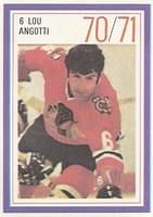 1970-71 Esso Power Players #NNO Lou Angotti Front