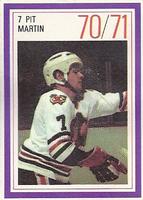 1970-71 Esso Power Players #NNO Pit Martin Front