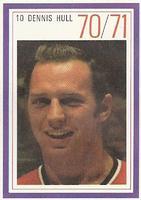 1970-71 Esso Power Players #NNO Dennis Hull Front