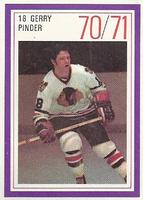 1970-71 Esso Power Players #NNO Gerry Pinder Front