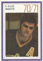 1970-71 Esso Power Players #NNO Gilles Marotte Front