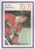 1970-71 Esso Power Players #NNO Pete Mahovlich Front