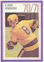 1970-71 Esso Power Players #NNO Ross Lonsberry Front