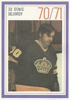 1970-71 Esso Power Players #NNO Denis DeJordy Front