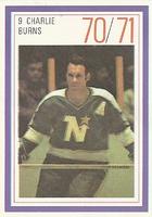 1970-71 Esso Power Players #NNO Charlie Burns Front