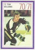 1970-71 Esso Power Players #NNO Tom Williams Front