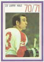 1970-71 Esso Power Players #NNO Larry Hale Front