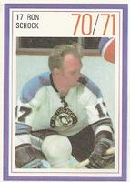1970-71 Esso Power Players #NNO Ron Schock Front