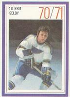 1970-71 Esso Power Players #NNO Brit Selby Front