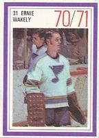 1970-71 Esso Power Players #NNO Ernie Wakely Front