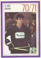 1970-71 Esso Power Players #NNO Pat Quinn Front