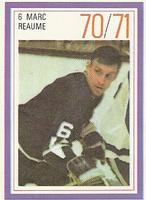 1970-71 Esso Power Players #NNO Marc Reaume Front
