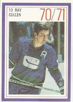 1970-71 Esso Power Players #NNO Ray Cullen Front