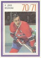 1970-71 Esso Power Players #NNO Jean Beliveau Front