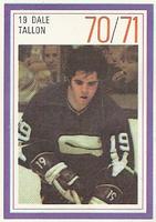 1970-71 Esso Power Players #NNO Dale Tallon Front