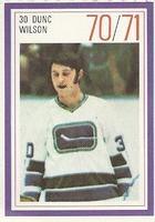 1970-71 Esso Power Players #NNO Dunc Wilson Front