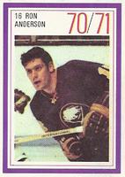 1970-71 Esso Power Players #NNO Ron Anderson Front