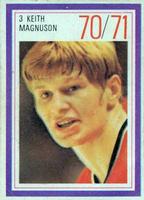 1970-71 Esso Power Players #NNO Keith Magnuson Front