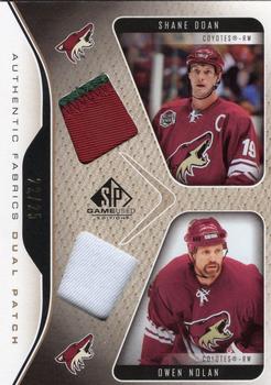 2006-07 SP Game Used - Authentic Fabrics Dual Patches #AF2-ND Owen Nolan / Shane Doan Front
