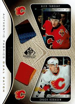 2006-07 SP Game Used - Authentic Fabrics Dual Patches #AF2-TK Alex Tanguay / Chuck Kobasew Front