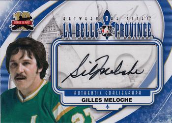 2011-12 In The Game Between The Pipes - Authentic Goaliegraph #A-GM2 Gilles Meloche Front