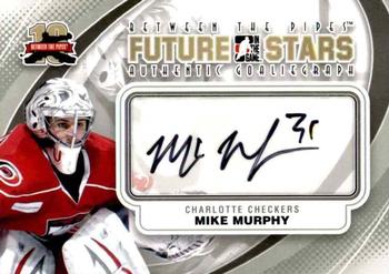2011-12 In The Game Between The Pipes - Authentic Goaliegraph #A-MMU Mike Murphy Front