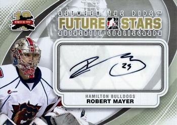2011-12 In The Game Between The Pipes - Authentic Goaliegraph #A-RMA Robert Mayer Front