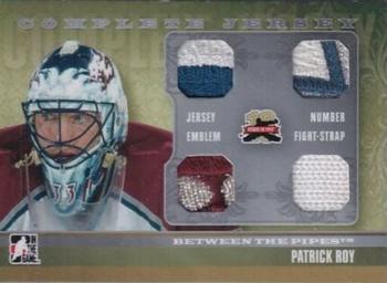 2011-12 In The Game Between The Pipes - Complete Jersey Silver #CJ-01 Patrick Roy Front