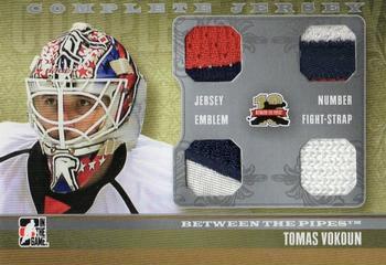 2011-12 In The Game Between The Pipes - Complete Jersey Silver #CJ-09 Tomas Vokoun Front