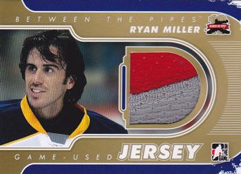 2011-12 In The Game Between The Pipes - Game Used Jersey Gold #M-31 Ryan Miller Front