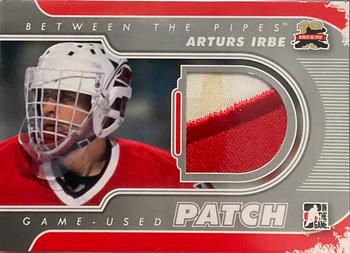 2011-12 In The Game Between The Pipes - Game Used Patch Silver #M-39 Arturs Irbe Front