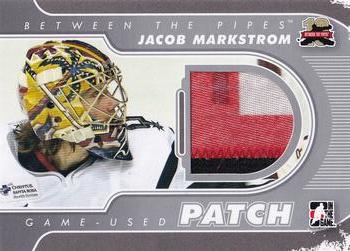 2011-12 In The Game Between The Pipes - Game Used Patch Silver #M-43 Jacob Markstrom Front