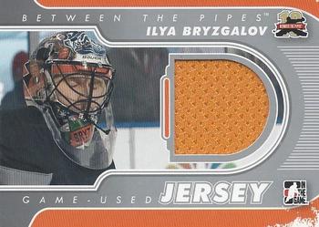 2011-12 In The Game Between The Pipes - Game Used Jersey Silver #M-09 Ilya Bryzgalov Front